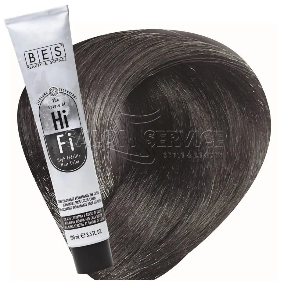 Bes Hi-Fi Hair Color Liposomi vegetali 9.11 BIONDO CHIARISSIMO CENERE INTENSO - Tinta per capelli - 100ml
