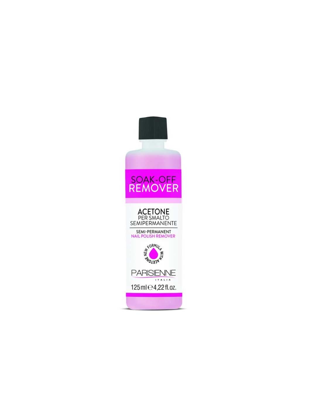 PARISIENNE ACETONE SOAK-OFF REMOVER SMALTO SEMIPERMANENTE