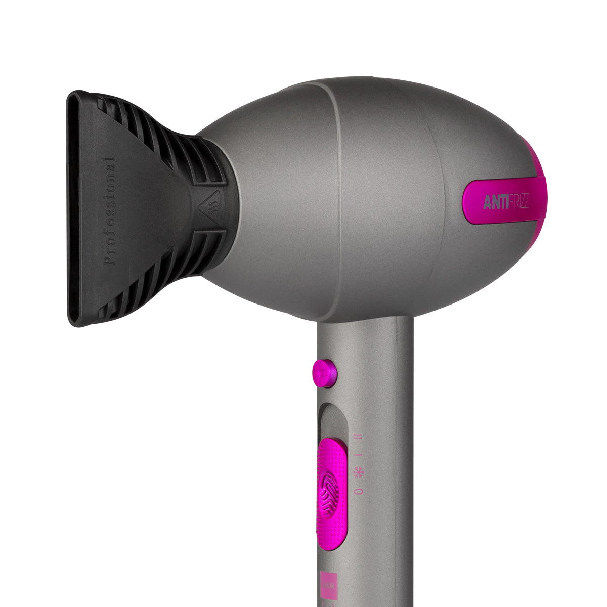LABOR - Anti Frizz asciugacapelli professionale con dispositivo anticrespo