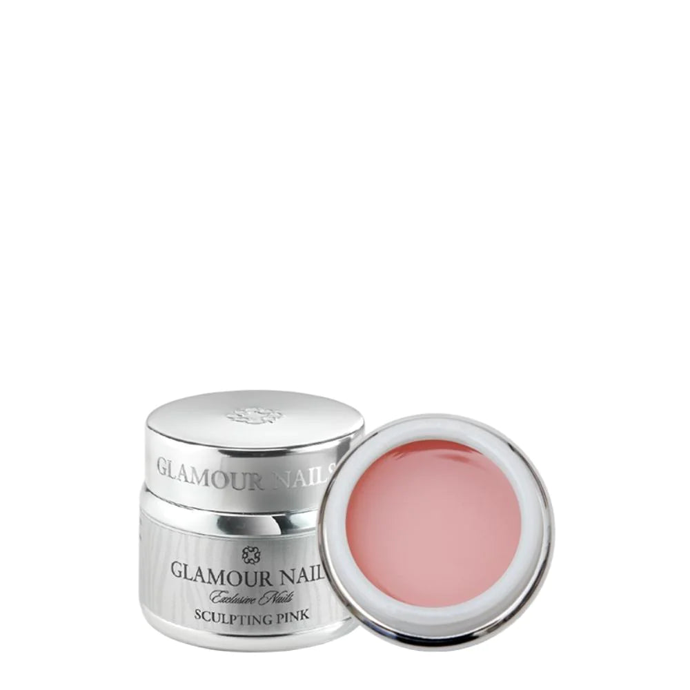 Gel System - Sculpting Pink Glamour Nails