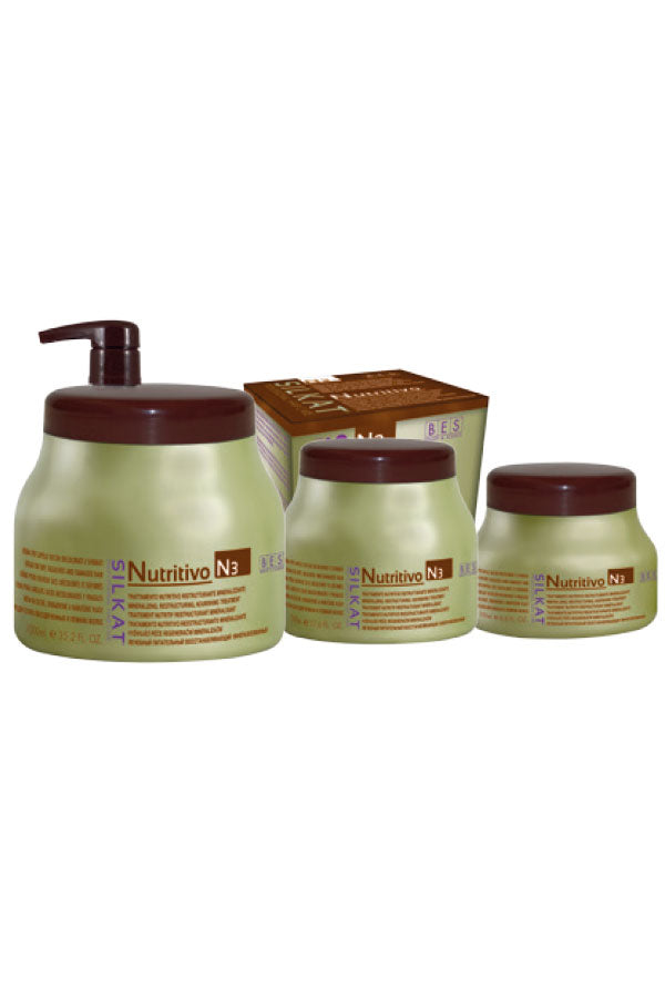 BES Silkat Nutritivo N3 - Crema per Capelli Secchi