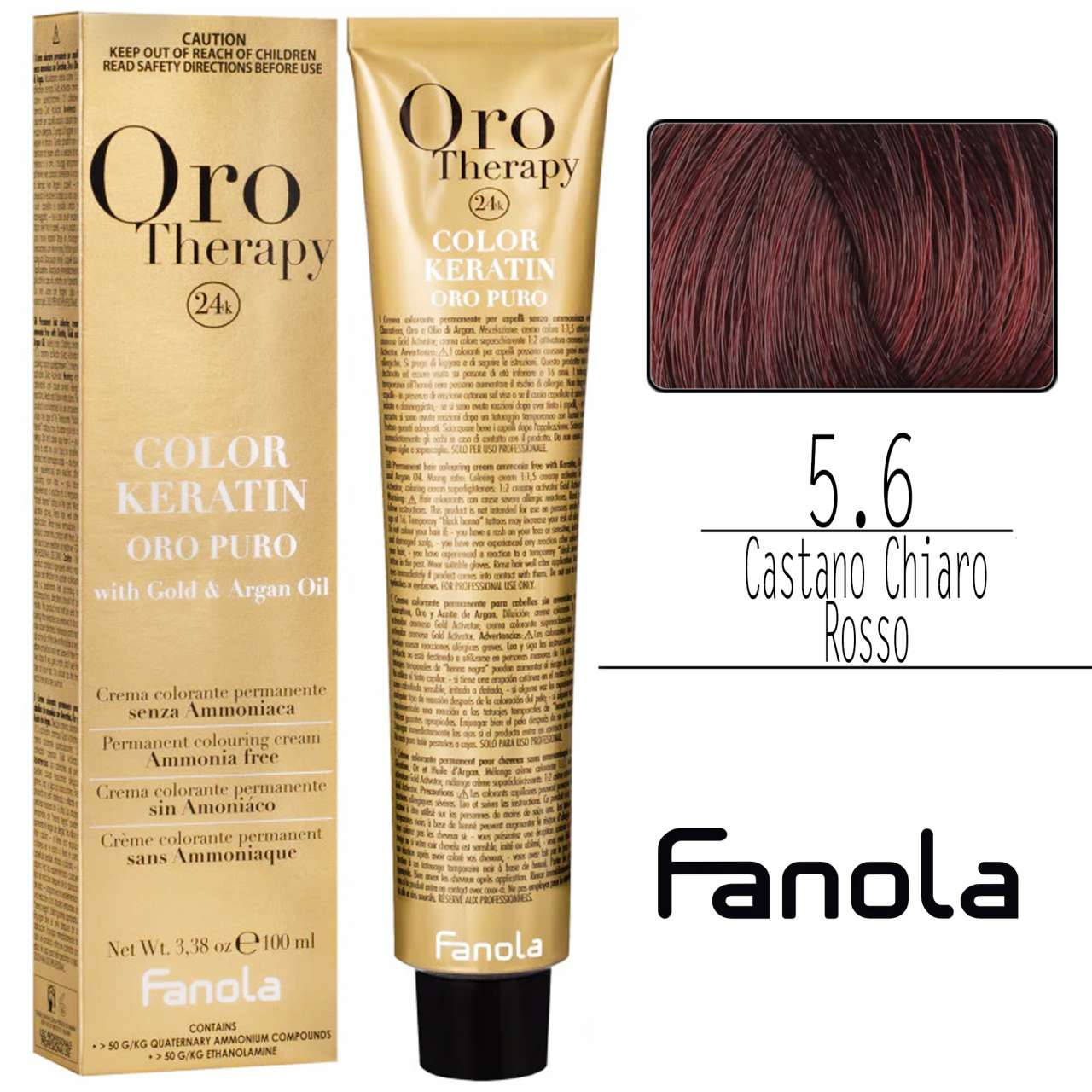 ORO THERAPY - 5.6 - CASTANO CHIARO ROSSO