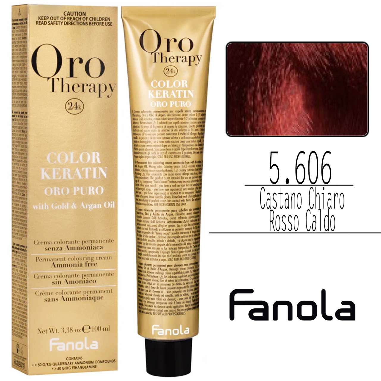 ORO THERAPY - 5.606 - CASTANO CHIARO ROSSO CALDO