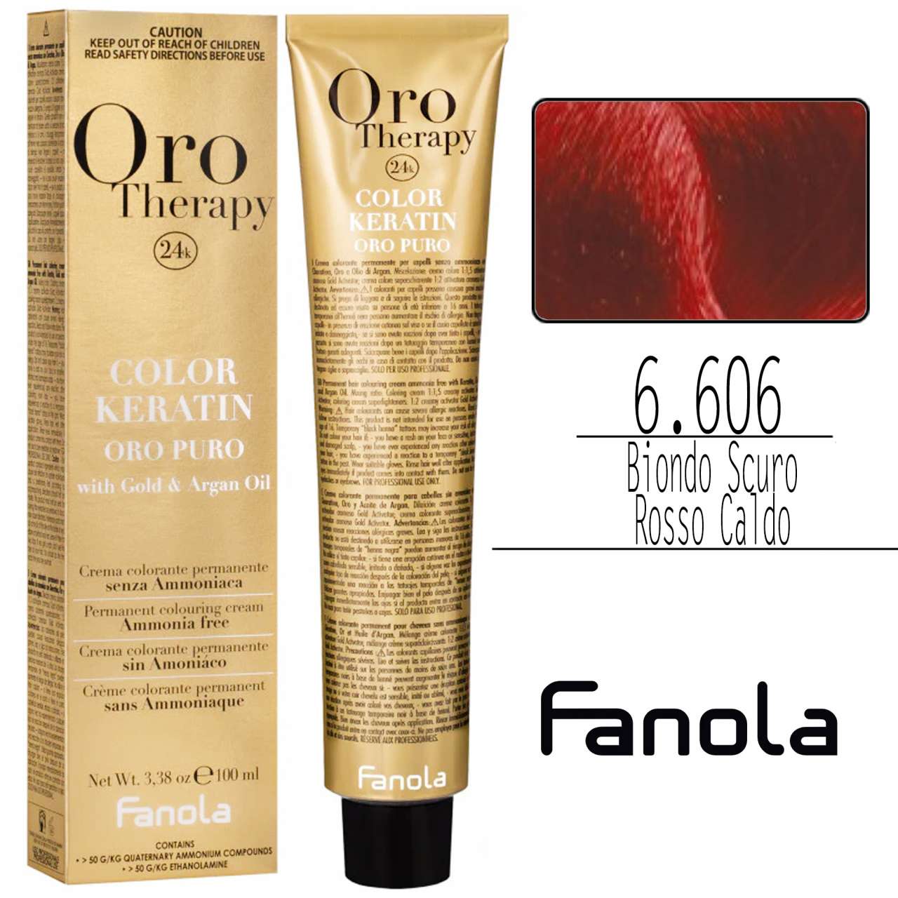 ORO THERAPY - 6.606 - BIONDO SCURO ROSSO CALDO