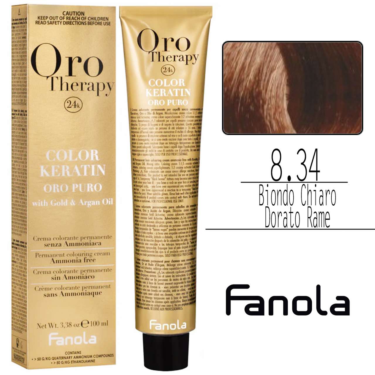 ORO THERAPY - 8.34 - BIONDO CHIARO DORATO RAME