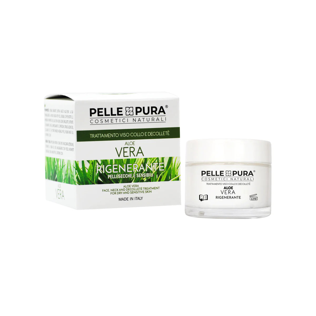 Pelle Pura Crema Viso Aloe Vera