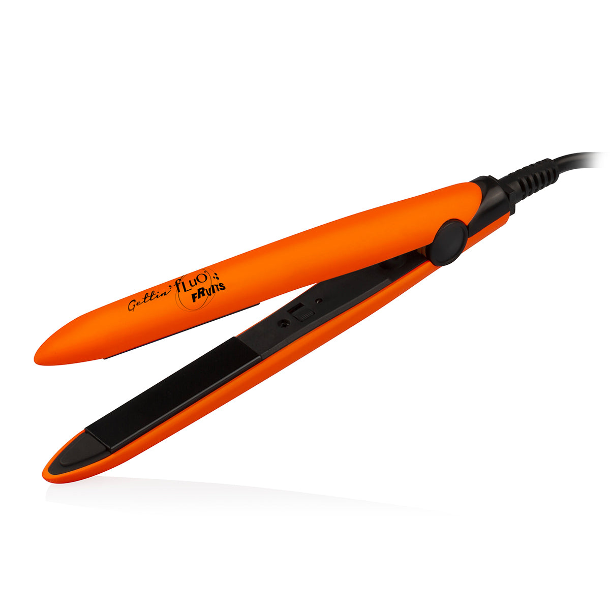 LABOR - Gettin Fluo Fruits Mini Hair Straightener piastra da viaggio per capelli orange