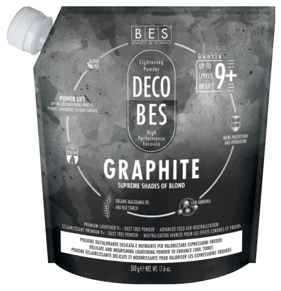 DecoBES Graphite Polvere Decolorante - Smart Bag 500g