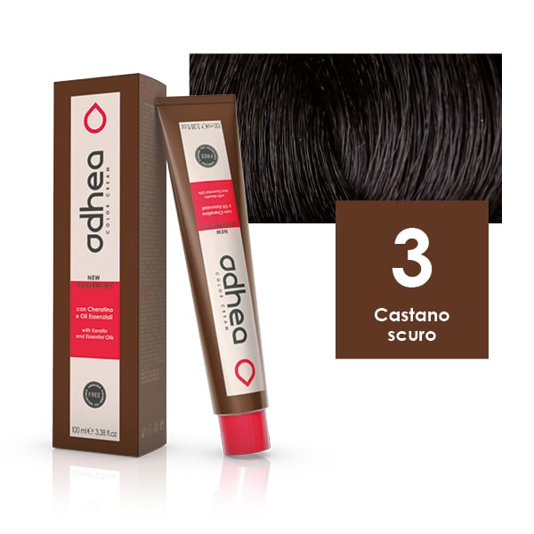 3 Castano Scuro Tinta senza ammoniaca Odhea