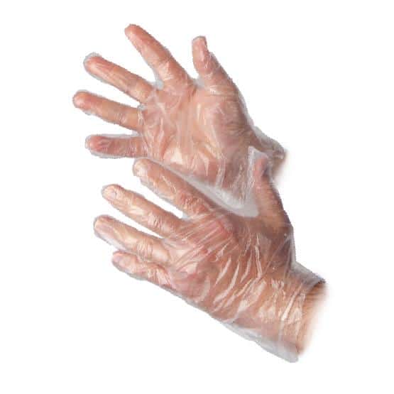 Guanti in polietilene alimentari r.oial