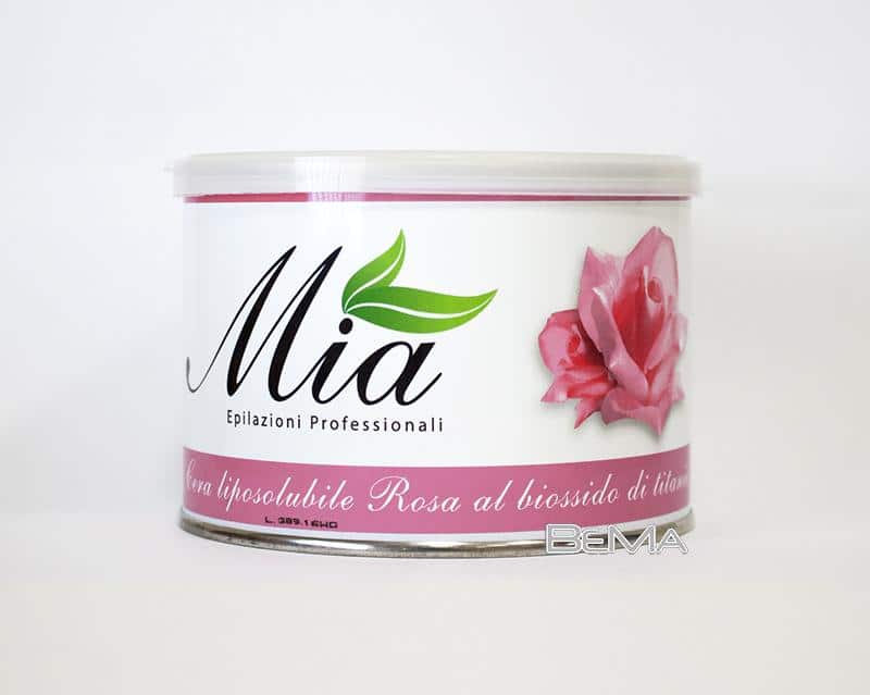 Cera depilatoria - Rosa al biossido di titanio