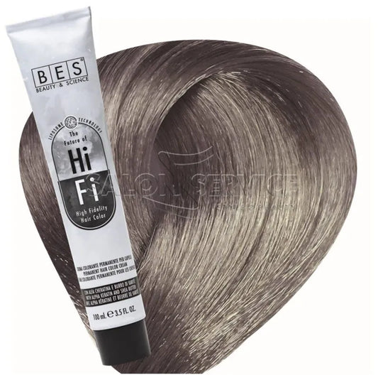 Bes Hi-Fi Hair Color Liposomi vegetali 10.11 BIONDO PLATINO CENERE INTENSO - Tinta per capelli - 100ml