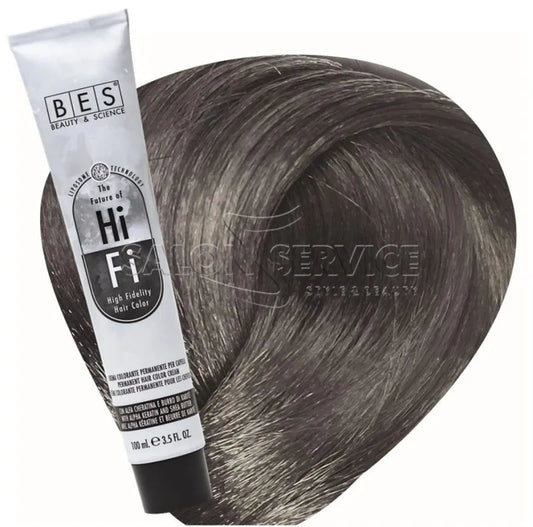 Bes Hi-Fi Hair Color Liposomi vegetali 8.11 BIONDO CHIARO CENERE INTENSO - Tinta per capelli - 100ml