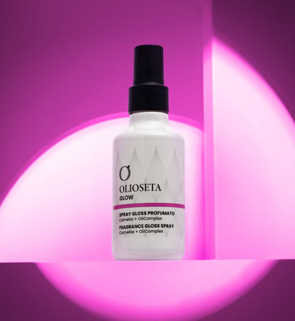 Olioseta Glow Spray Gloss Profumato ambientata