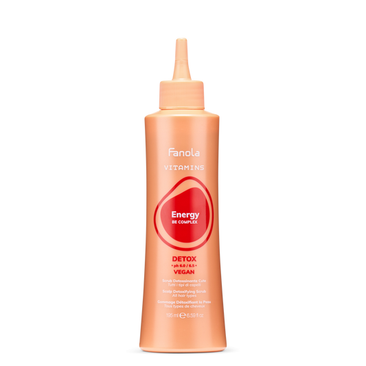 Fanola Vitamins Detox Scalp Fluid - Scrub Detossinante Cute 195 ml