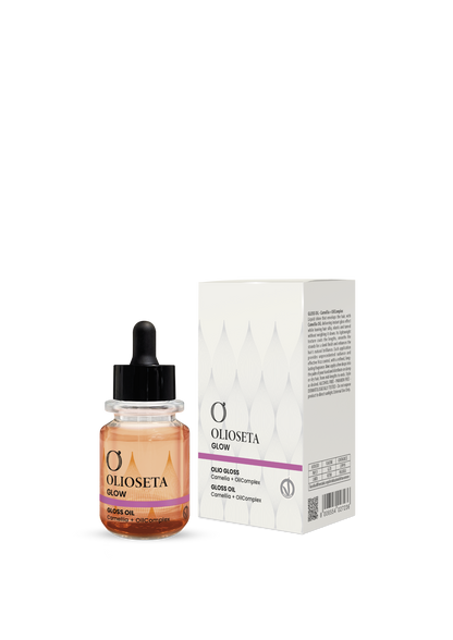 Olioseta Glow Olio Gloss sfondo bianco