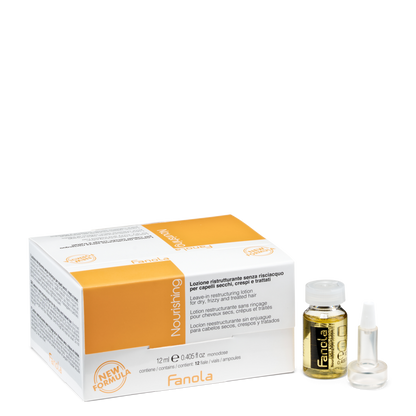Fanola Nourishing Lozione Ristrutturante Senza Risciacquo 12x12 ml