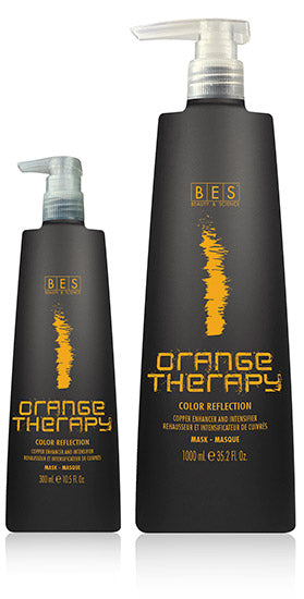 BES Orange Therapy Mask - Maschera per Capelli Ramati
