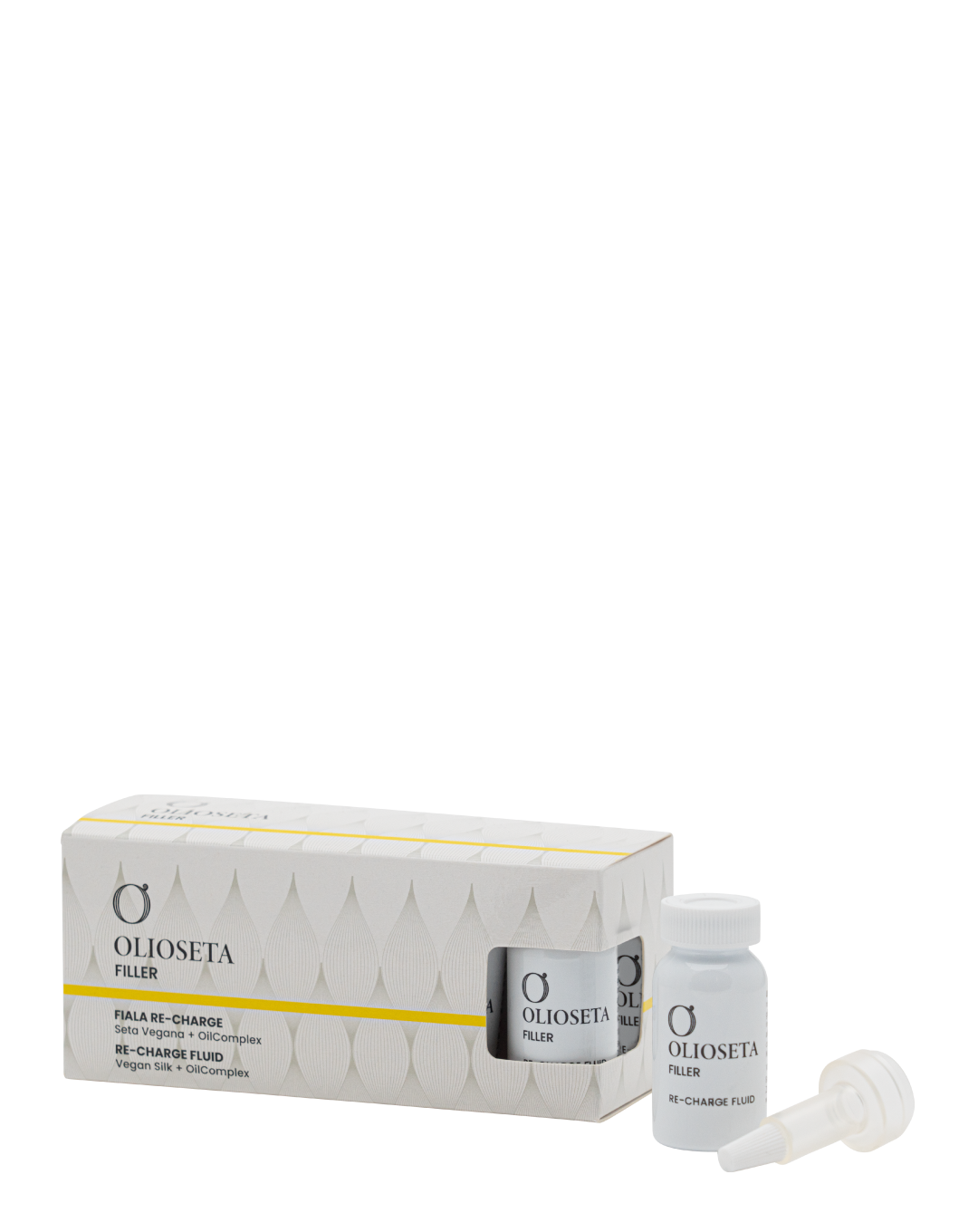 Olioseta Filler Fiala Re-Charge sfondo bianco