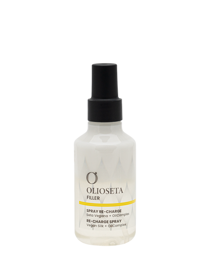 Olioseta Filler Spray Re-Charge sfondo bianco