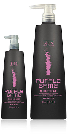 BES Purple Game Mask - Maschera per Capelli Viola