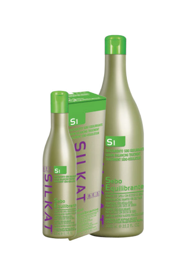 BES Silkat Sebo Equilibrante S1 - Shampoo Capelli Grassi 1000ml