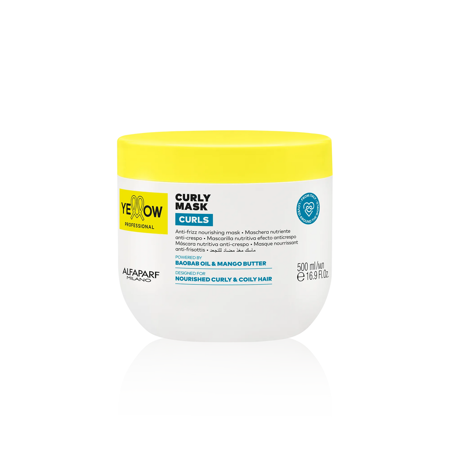 ALFAPARF YELLOW CURLS MASK 500 ML