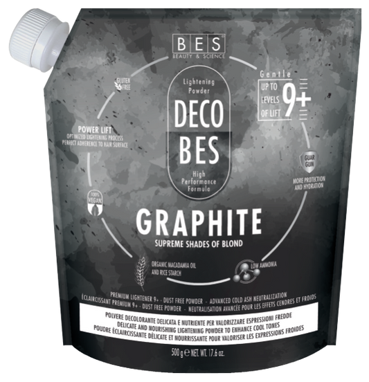 DecoBES Graphite Polvere Decolorante - Smart Bag 500g