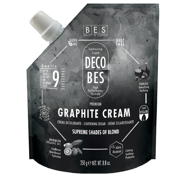 DecoBES Graphite Crema Decolorante - Smart Bag 250g