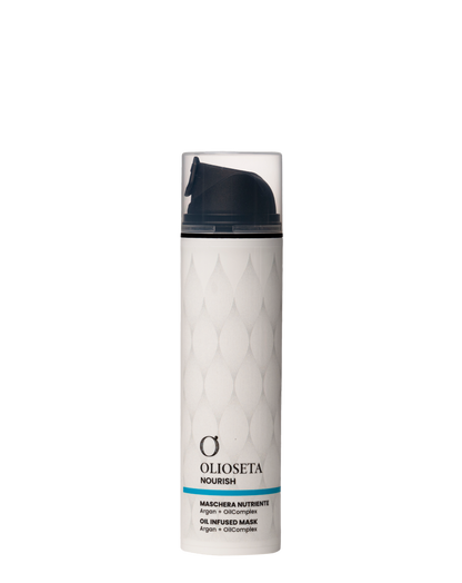 Olioseta Nourish Maschera Nutriente sfondo bianco