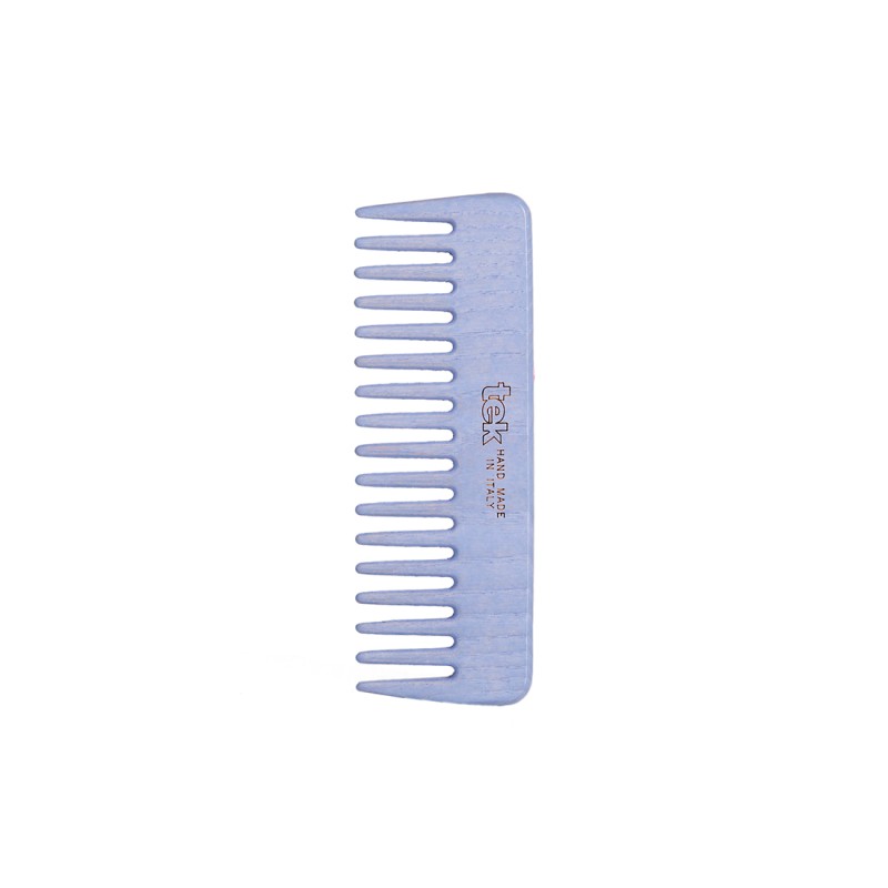 Tek - Pettine Piccolo a Denti Radi Azzurro