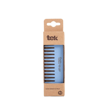 Tek - Pettine Piccolo a Denti Radi Azzurro