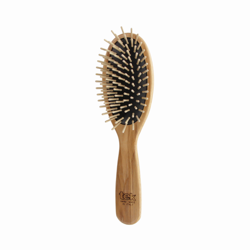 TEK Spazzola Ovale Grande Legno Frassino dente corto