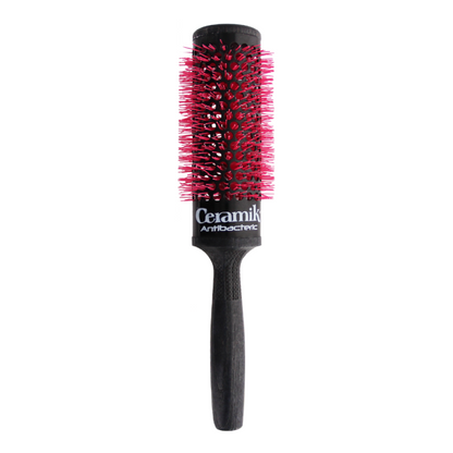 Tek - Linea Professionale - Spazzola Termica con Rullo in Ceramica e Setole Antibatteriche, per Capelli Lunghi - diametro 42mm