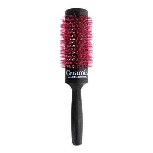 Tek - Linea Professionale - Spazzola Termica con Rullo in Ceramica e Setole Antibatteriche, per Capelli Lunghi - diametro 42mm